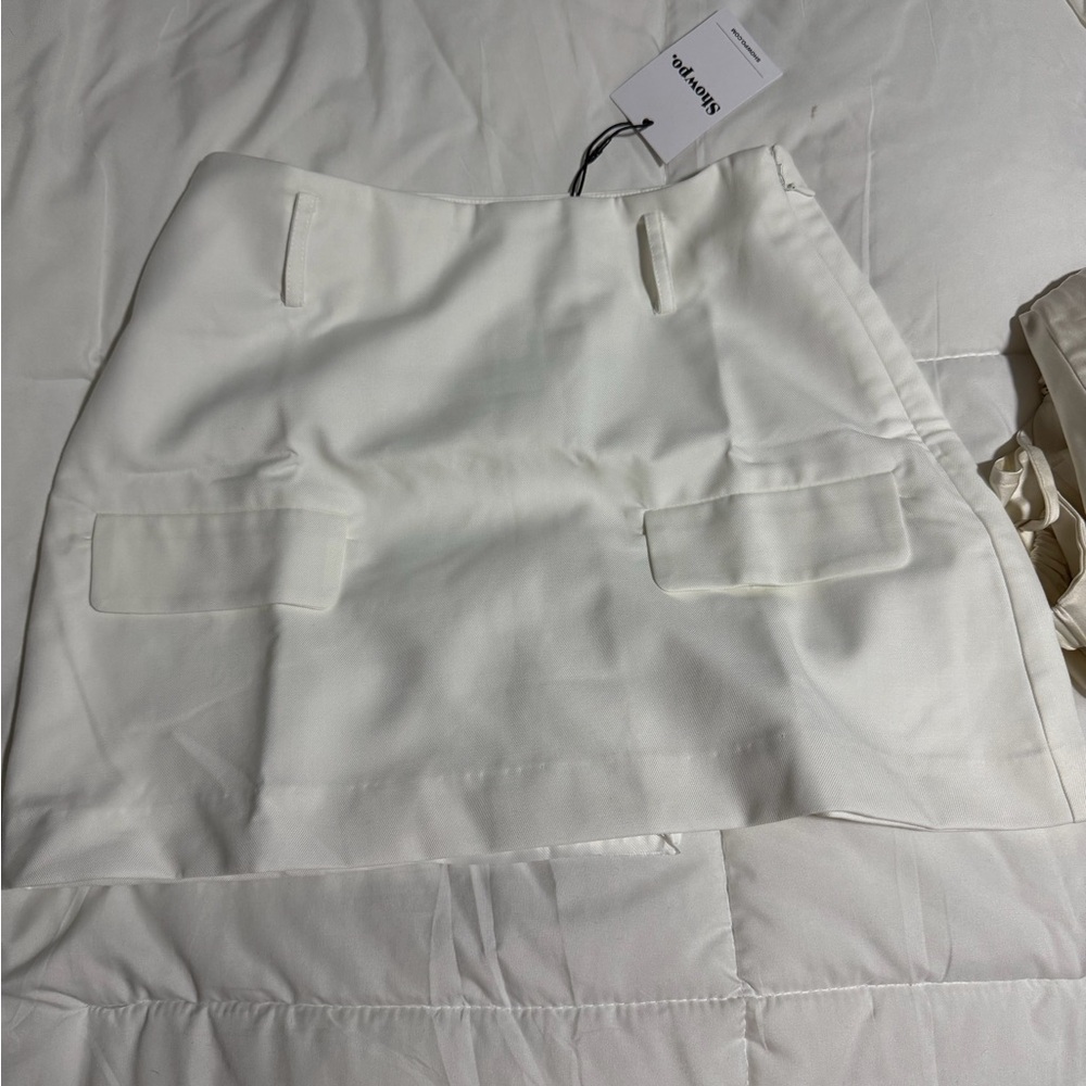 Showpo Elegant Cream Skort